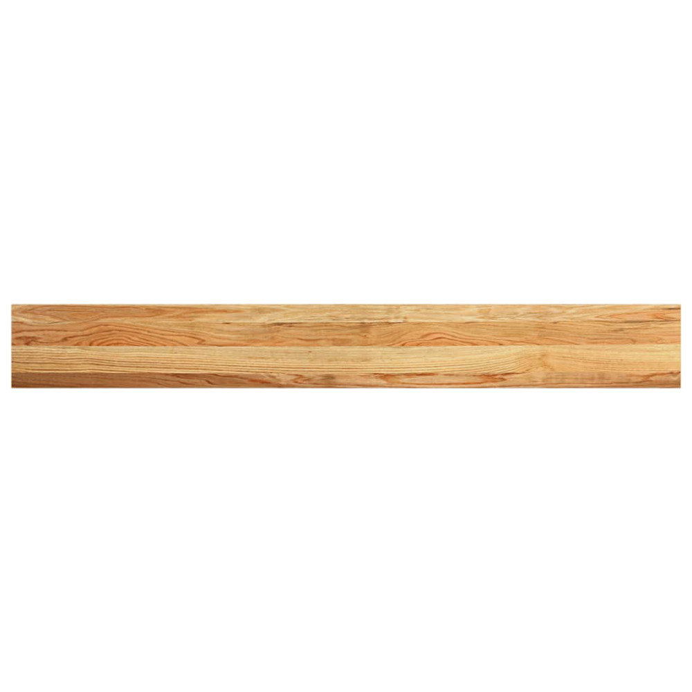 Produktbild för Fönsterbänkar 2 st ljusbrun 160x20x2 cm massiv ek