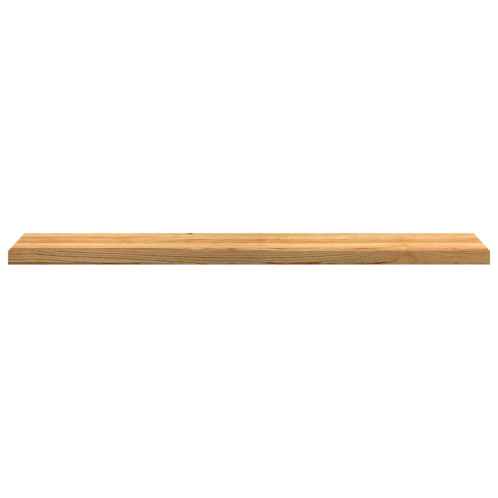 Produktbild för Fönsterbänkar 2 st ljusbrun 140x25x2 cm massiv ek