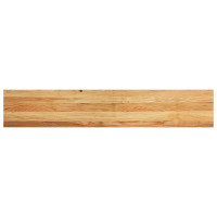Produktbild för Fönsterbänkar 2 st ljusbrun 140x25x2 cm massiv ek