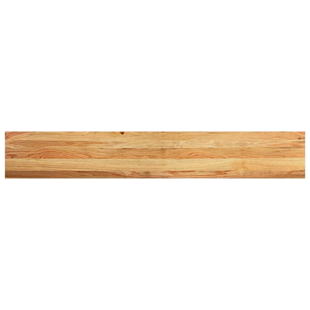 Produktbild för Fönsterbänkar 2 st ljusbrun 160x25x2 cm massiv ek