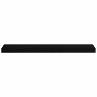 Produktbild för Fönsterbänkar 2 st brunsvart 80x15x2 cm massiv ek