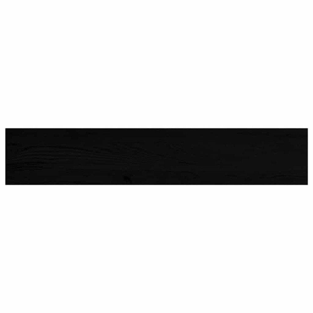 Produktbild för Fönsterbänkar 2 st brunsvart 80x15x2 cm massiv ek