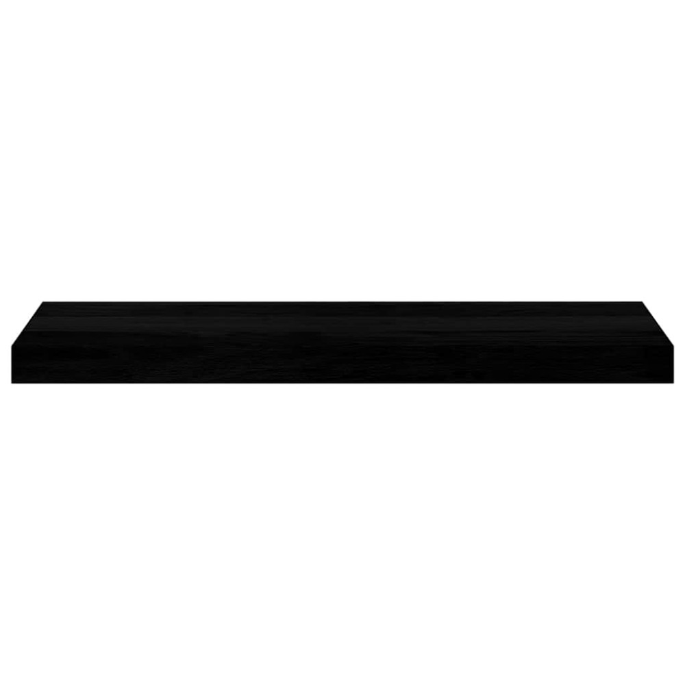 Produktbild för Fönsterbänkar 2 st brunsvart 70x20x2 cm massiv ek