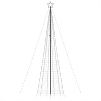 Produktbild för Julgransbelysning med markspett 1534 LEDs färgglad 500 cm