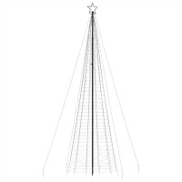 Produktbild för Julgransbelysning med markspett 1534 LEDs färgglad 500 cm