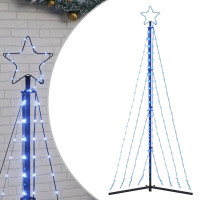 Produktbild för Julgransbelysning 339 LEDs blå 187 cm