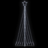 Produktbild för Julgransbelysning 447 LEDs kallvit 249 cm