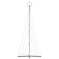 Produktbild för Julgransbelysning 447 LEDs kallvit 249 cm