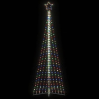 Produktbild för Julgransbelysning 495 LEDs färgglad 300,5 cm