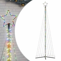 Produktbild för Julgransbelysning 495 LEDs färgglad 300,5 cm