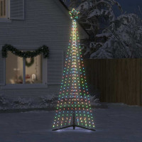 Produktbild för Julgransbelysning 495 LEDs färgglad 300,5 cm