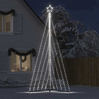 Produktbild för Julgransbelysning 570 LEDs kallvit 399 cm