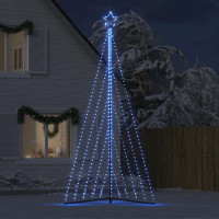 Produktbild för Julgransbelysning 570 LEDs blå 399 cm