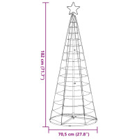 Produktbild för Julgranskon 200 LEDs varmvit 182 cm