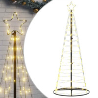 Produktbild för Julgranskon 200 LEDs varmvit 182 cm