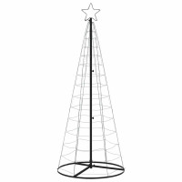 Produktbild för Julgranskon 200 LEDs kallvitt 182 cm