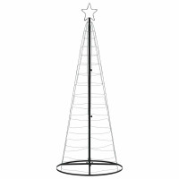 Produktbild för Julgranskon 200 LEDs blå 182 cm