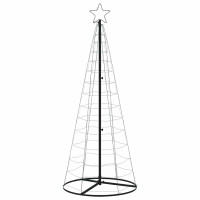 Produktbild för Julgranskon 200 LEDs färgglad 182 cm