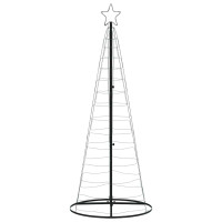 Produktbild för Julgranskon 200 LEDs färgglad 182 cm