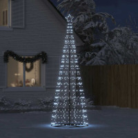 Produktbild för Julgranskon 550 LEDs kallvit 304 cm