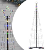 Produktbild för Julgranskon 550 LEDs färgglad 304 cm