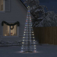 Produktbild för Julgranskon 550 LEDs färgglad 304 cm