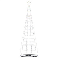 Produktbild för Julgranskon 550 LEDs färgglad 304 cm