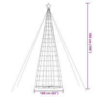 Produktbild för Julgranskon 1534 LEDs varmvit 503 cm