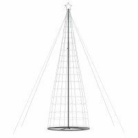 Produktbild för Julgranskon 1534 LEDs kallvit 503 cm