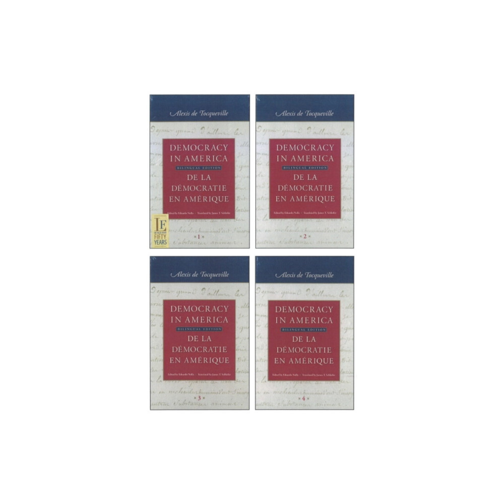 Produktbild för Democracy in America: 4-Volume Set (inbunden, fre)