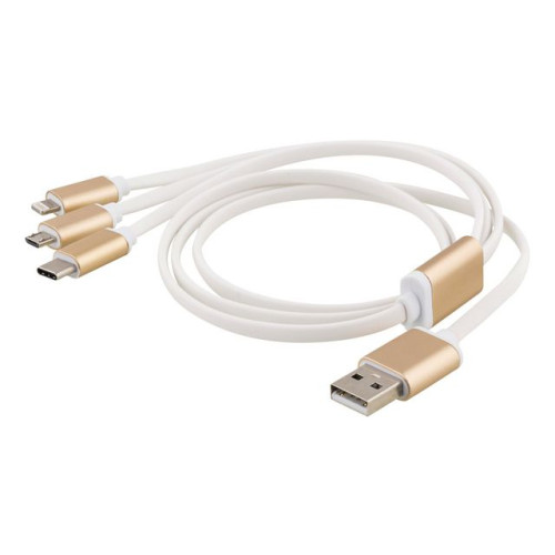 No Brand Adapter USB-A-Lightning/USB-C/USB-micro