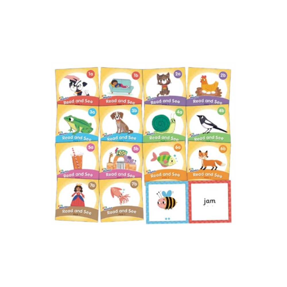 Produktbild för Jolly Phonics Read and See, Pack 1 (häftad, eng)
