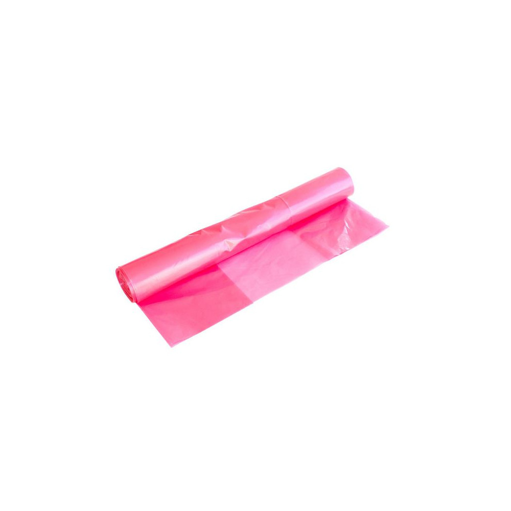 Produktbild för Plastsäck LD ESD 125L 50my rosa 10/rl