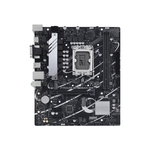 ASUSTeK COMPUTER ASUS PRIME B760M-K D4 - moderkort - micro ATX - LGA1700-uttag - B760