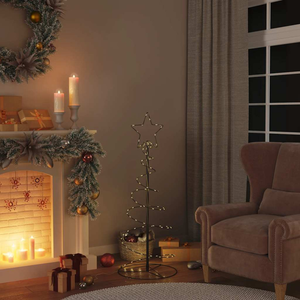 Produktbild för LED julgran 80 LEDs varmvit 120 cm