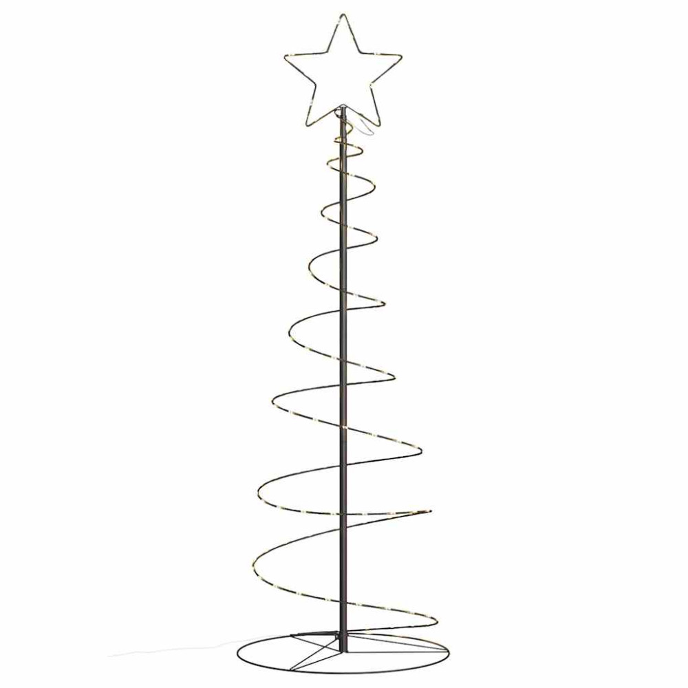 Produktbild för LED julgran 100 LEDs varmvit 150 cm