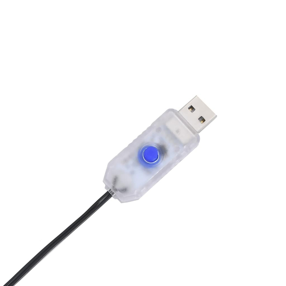 Produktbild för Julbelysning stjärna silhuett 80 LEDs varmvit