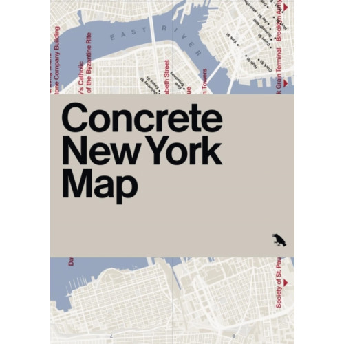 Blue Crow Media Concrete New York Map