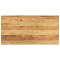 Produktbild för Fönsterbänkar 2 st ljusbrun 80x40x2 cm massiv ek