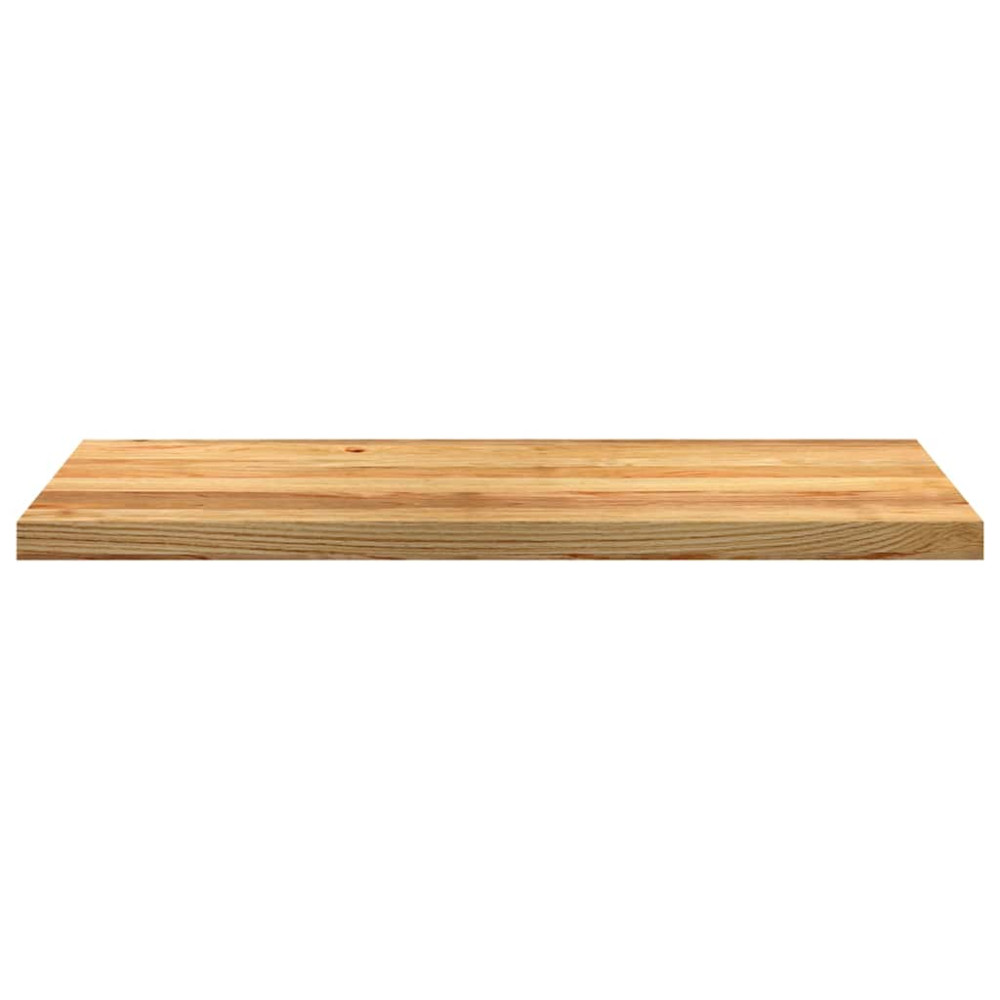 Produktbild för Fönsterbänkar 2 st ljusbrun 100x40x2 cm massiv ek