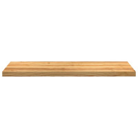 Produktbild för Fönsterbänkar 2 st ljusbrun 110x40x2 cm massiv ek