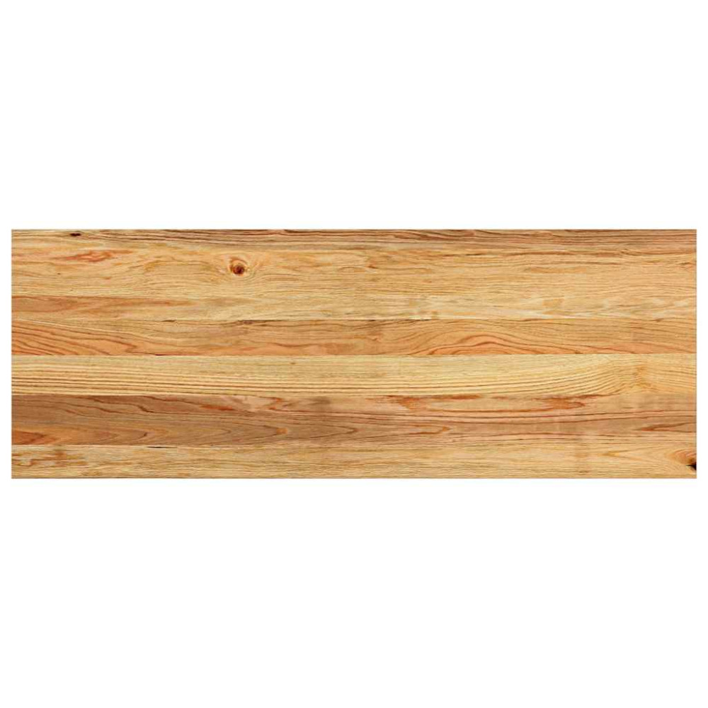 Produktbild för Fönsterbänkar 2 st ljusbrun 110x40x2 cm massiv ek