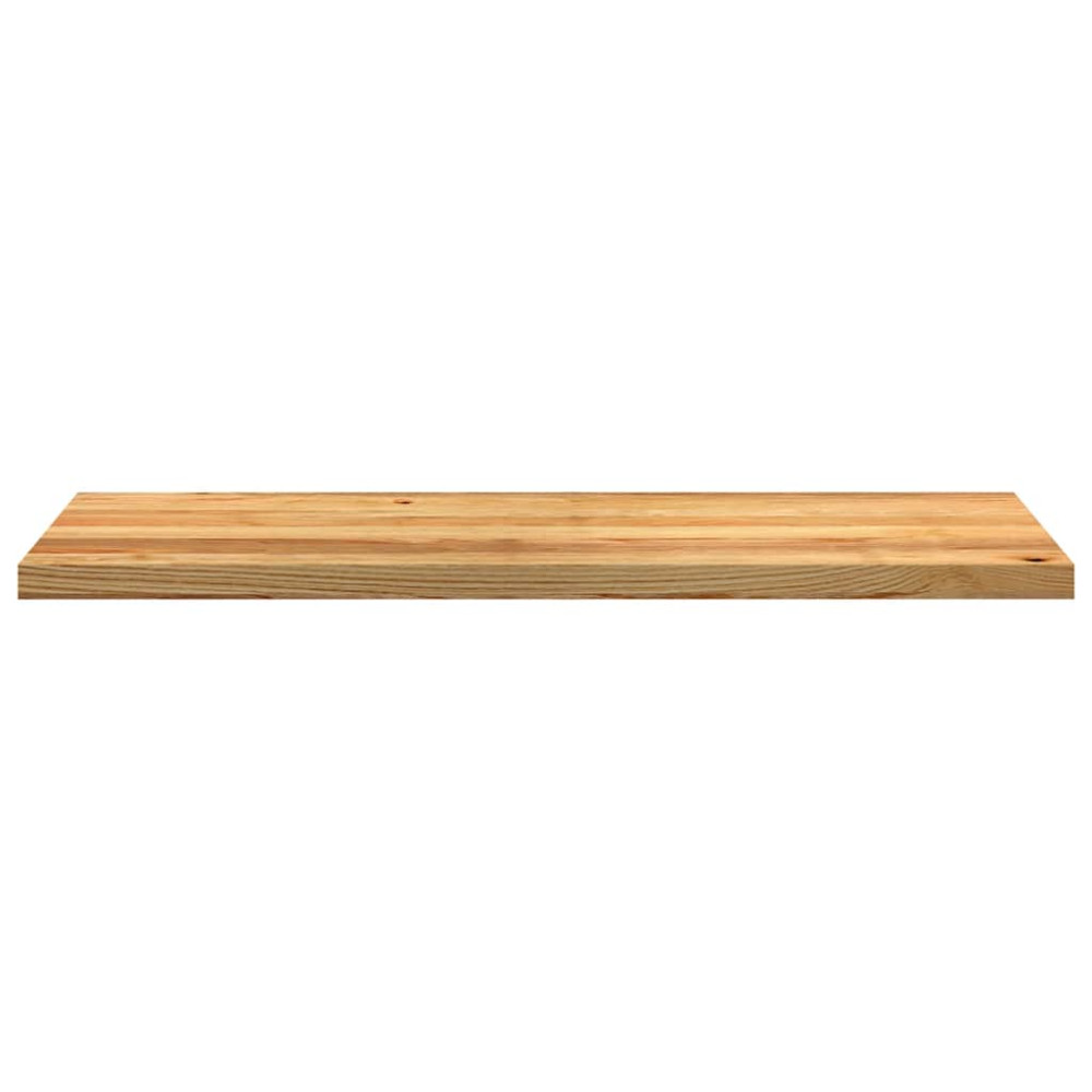 Produktbild för Fönsterbänkar 2 st ljusbrun 120x40x2 cm massiv ek