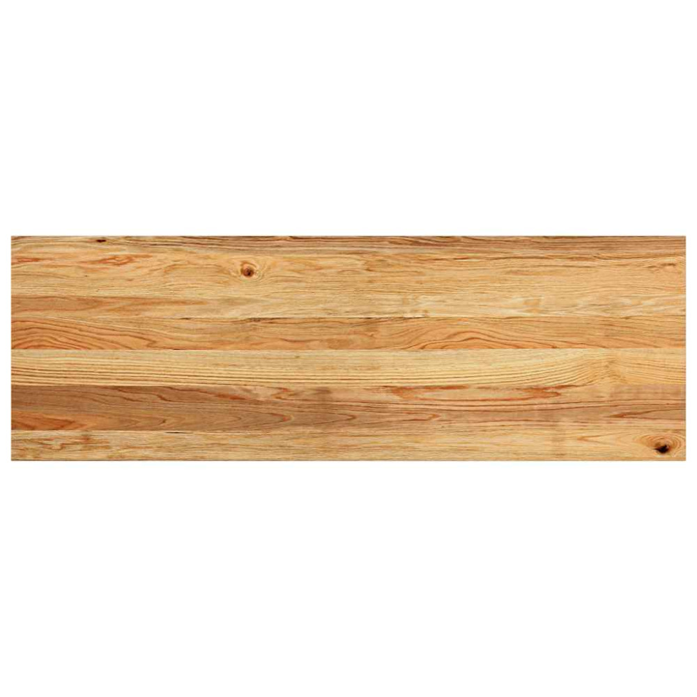 Produktbild för Fönsterbänkar 2 st ljusbrun 120x40x2 cm massiv ek