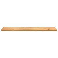 Produktbild för Fönsterbänkar 2 st ljusbrun 160x40x2 cm massiv ek