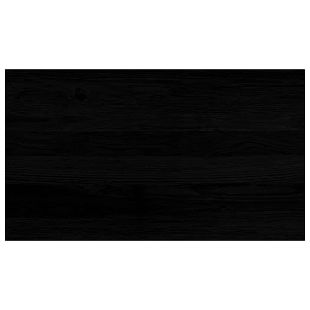 Produktbild för Fönsterbänkar 2 st brunsvart 70x40x2 cm massiv ek