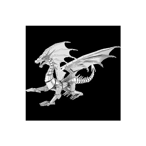 Metal Earth Silver Dragon Premium ( 3 ark)