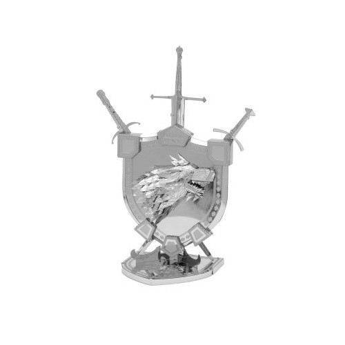 Metal Earth Game of Thrones Premium House Stark Sigil (1 ark)