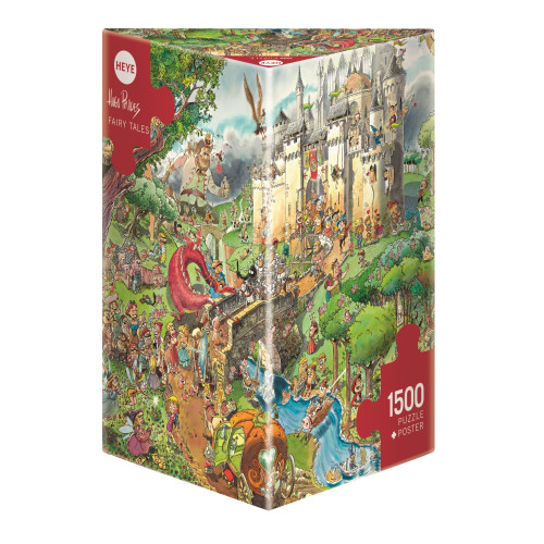 HEYE Triangular Prades Fairy Tales, Pussel, 1500 bitar, Heye