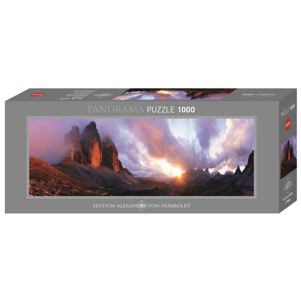 Produktbild för Panorama Humboldt 3 Peaks, Pussel, 1000 bitar, Heye